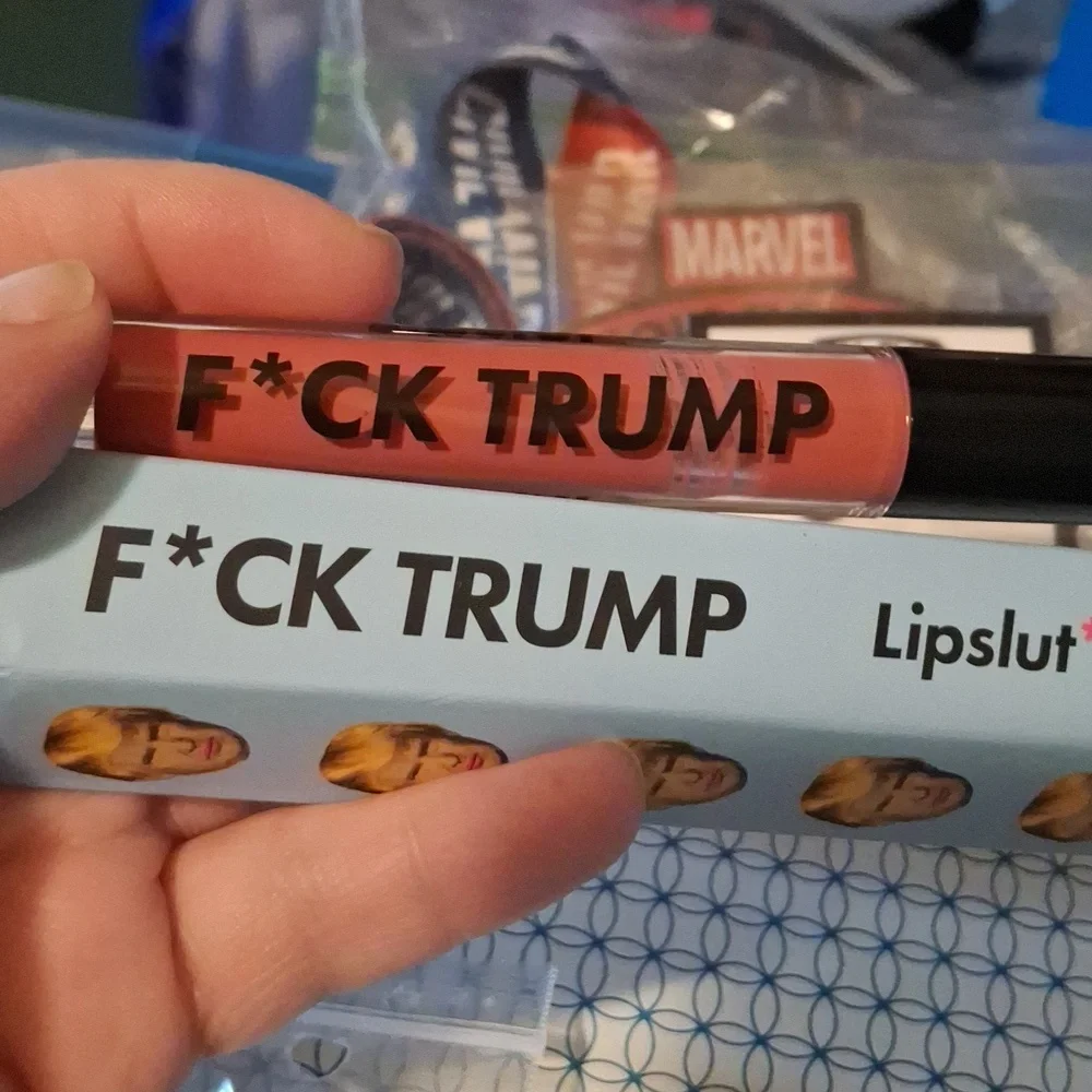 F*UCK TRUMP Lipslut Matte Liquid Lipstick vote political Midterms Collectable